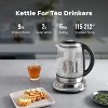 Mecity 1.7L Electric Kettle - 9 Preset Programs, Temp Control, 2H Keep Warm, Glass Infuser - 2 of 4