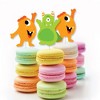 Big Dot of Happiness Monster Bash - DIY Shaped Little Monster Birthday Party or Baby Shower Cut-Outs - 24 Count - 3 of 4