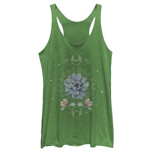 Women's Lost Gods Flower Moon Racerback Tank Top - 1 of 4