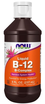 Vitamin B-12 Complex Liquid by Now Foods  -  8 oz Liquid