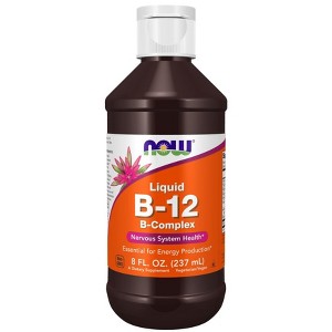 Vitamin B-12 Complex Liquid by Now Foods  -  8 oz Liquid - 1 of 3