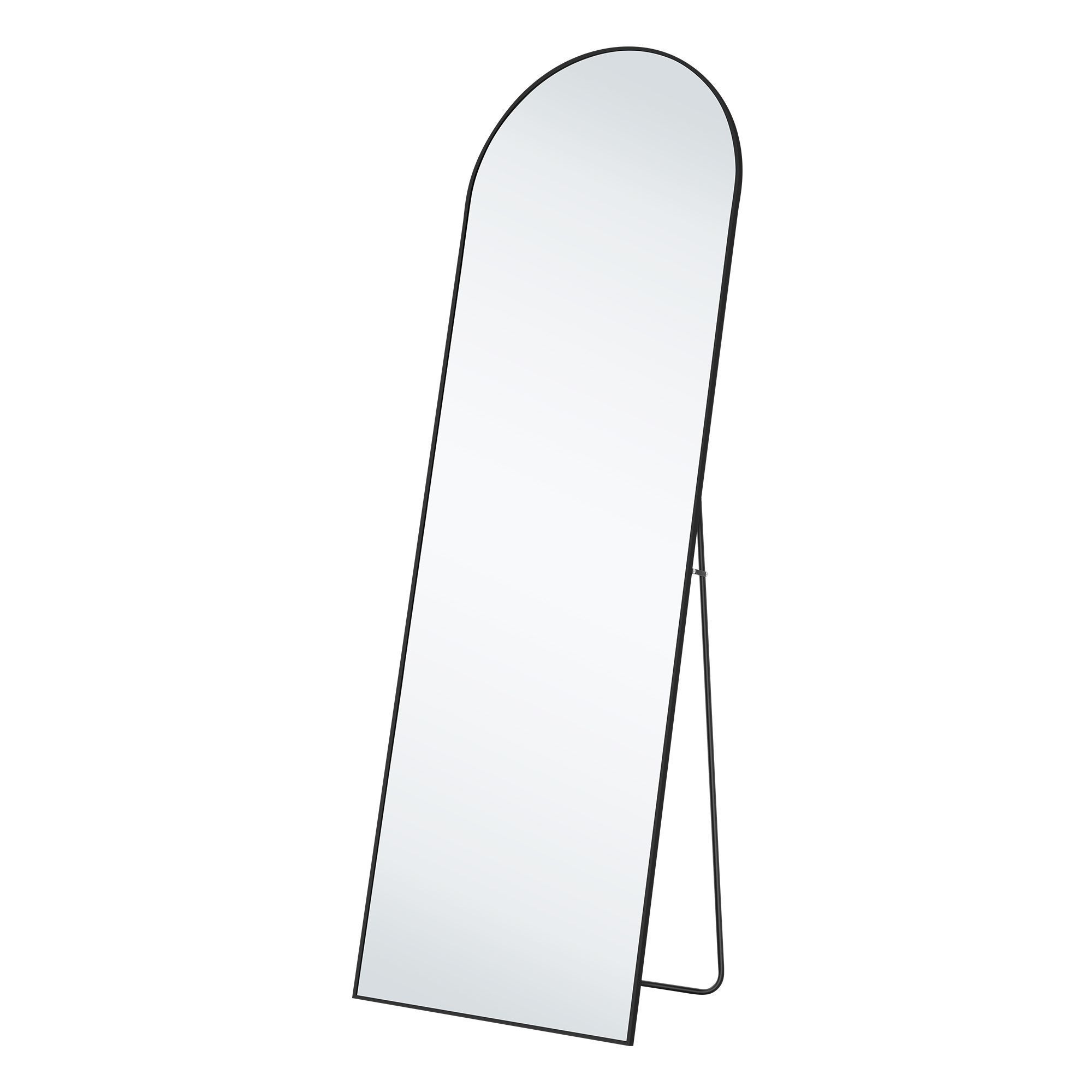 Large Full Length Mirror-Black