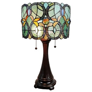 Amora Lighting Tiffany Style Floral Table Lamp 21" Tall - 1 of 3
