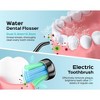 COSLUS Portable Water Flosser with Electric Toothbrush Combo: 2 in 1 Oral Clean Kit for Teeth, Braces, Gums Care Brushing & Flossing Black - 2 of 4