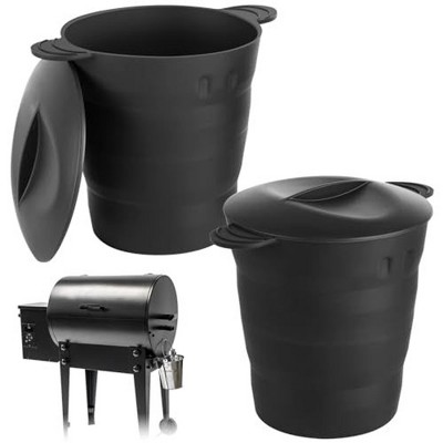 Impresa [2 Pack] Reusable Silicone Bucket Liner for Traeger Grease Bucket Liner
