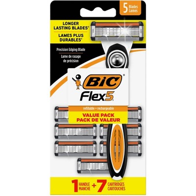 BiC Flex Refillable Razors - 1 Handle + 7 Razors