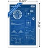 Trends International Star Wars: Saga - Imperial Blueprint Framed Wall Poster Prints - 3 of 4