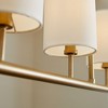 Quorum Lighting Harmony 5 - Light Chandelier in  Aged Brass - 3 of 4