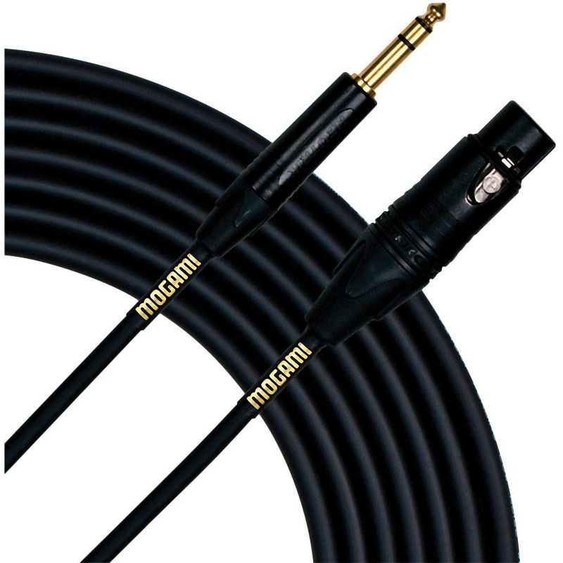 Mogami Gold Studio 1/4" TRS-Female XLR Cable, 1 of 2