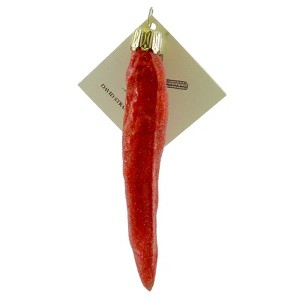 David Strand Designs 5.25 In Chili Peppers Vegetable Hot Christmas Tree Ornaments - 1 of 1