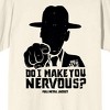Full Metal Jacket Do I Make You Nervous Crew Neck Short Sleeve Natural Men's T-shirt - 2 of 3