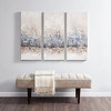Gulches Hand Embellished 3-Piece Canvas Wall Art Set - Abstract Triptych Design - 2 of 4