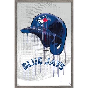 Trends International MLB Toronto Blue Jays - Drip Helmet 22 Framed Wall Poster Prints - 1 of 4