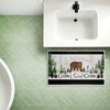 Stupell Industries Ivory Pines Cabin Printed Plush Bath Mat And Bath Rug, Design By Jennifer Pugh, 18"X30" - 4 of 4