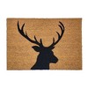 Evideco French Home Goods Sheltered Printed Front Door Mat Coir Coco Fibers Rug 24x16 - 2 of 4
