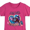 Girls' - Star Wars - I Am Your Valentine Darth Vader Fitted Short Sleeve Graphic T-Shirt - 2 of 4