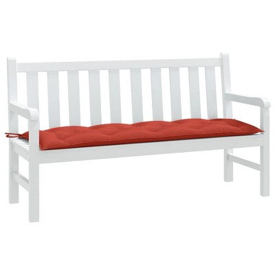 vidaXL Garden Bench Cushion Melange Red 59.1"x19.7"x2.8" Fabric