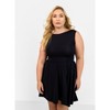Rebdolls Women's In Your Lane Mini Skater Dress - 3 of 4