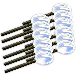 Supertek® 3X Magnifier, Plastic, 6", Pack of 12 - 1 of 3