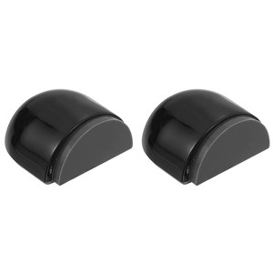 Unique Bargains Rubber Self-Adhesive Shock Absorbent Reusable Door Stop 2 Pcs - 1 of 4
