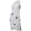 LA LEELA Women's Bikini Beach Wrap Swimwear Swim Cover Up Skirt Bathing suit Summer Wraps Beachwear Sarong Coverups Swimsuits for Women One Size - 4 of 4