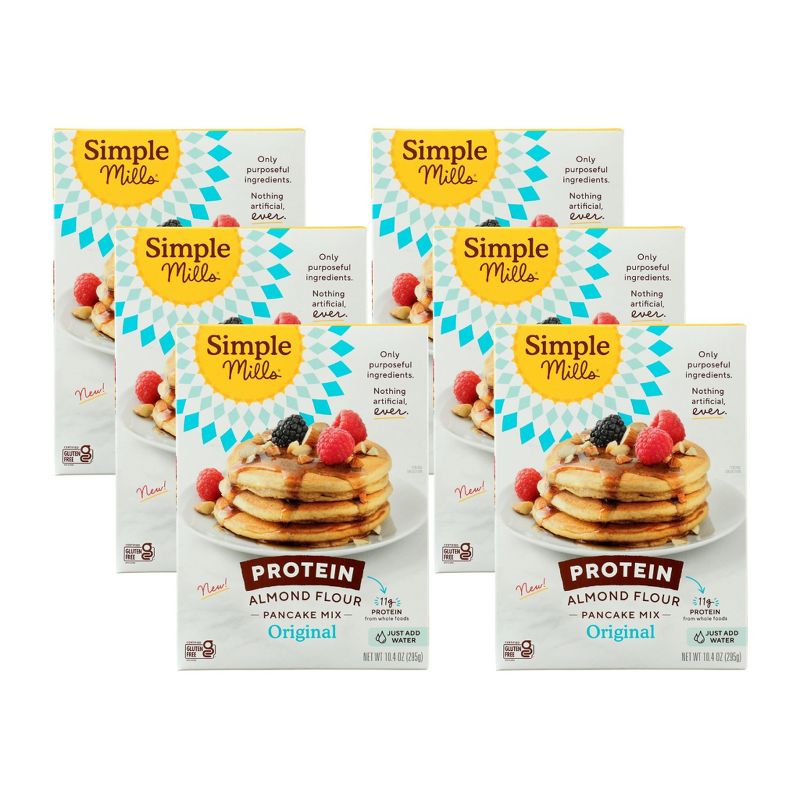 Simple Mills Original Protein Almond Flour Pancake Mix- Case of 6/10.4 oz, 1 of 7