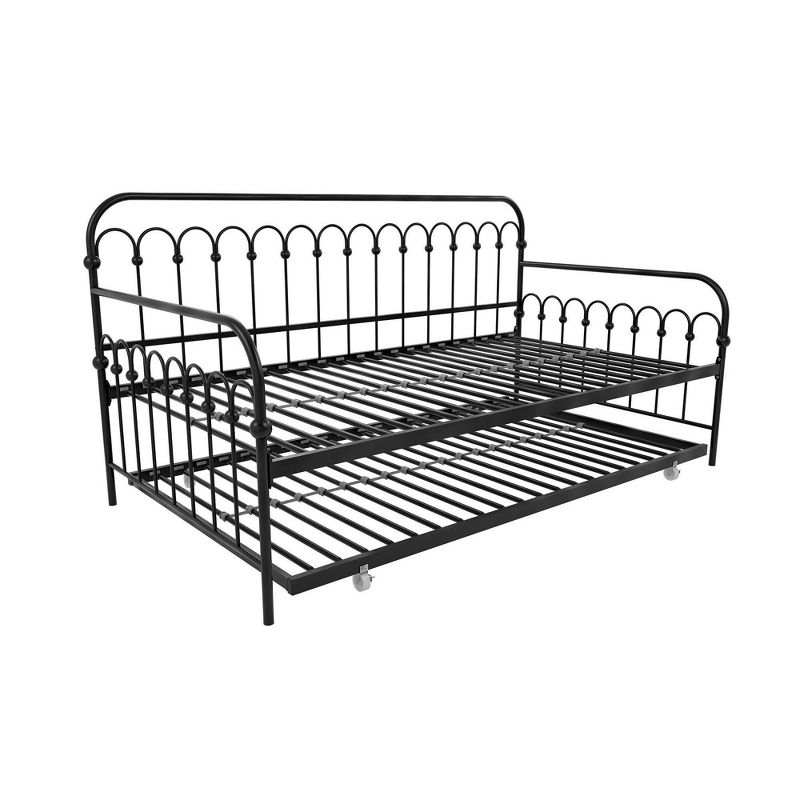 Bright Pop Metal Daybed with Roll Out Trundle - Novogratz, 6 of 14