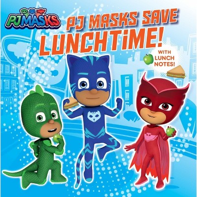 Pj Masks Save Lunchtime! - (Paperback)
