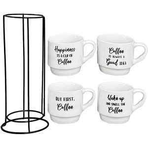 10 4 coffee that mug Hawkins New York Essential Mug, Set of 4