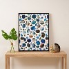 Ninola Design Watercolor Stains Blue Gold Art Canvas - Society6 - 3 of 4