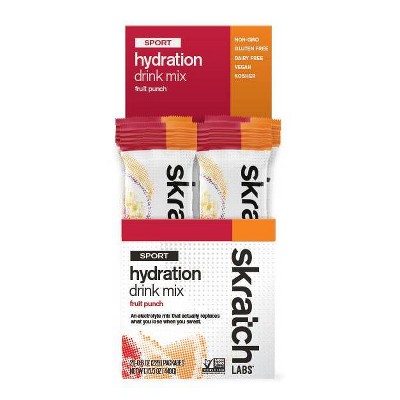 Skratch Labs Sport Hydration Drink Mix Box - Fruit Punch - 20pk/0.8oz