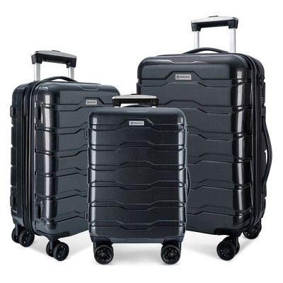 Luggage Sets of 3 Pieces, Hard Shell Suitcase with TSA Lock and 360° Spinner Wheels for Travel (20"/24"/28")