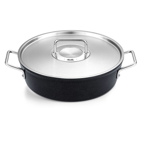 Kenmore Arlington 3.5 Quart Non Stick Aluminum Saute Pan With Lid In Black  Diamond : Target