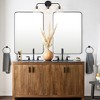 TEHOME Kengston Rectangular Metal Framed Wall Mounted Bathroom Vanity Mirror - 2 of 4
