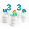 Big Dot of Happiness 3rd Birthday Roar Dinosaur - Dessert Cupcake Toppers - Three Rex Dino Third Birthday Party Clear Treat Picks - Set of 24 - 2 of 4