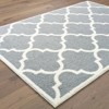 Captiv8e Designs Valentina Moroccan Scalloped Lattice Gray/Ivory Area Rug - 2 of 3