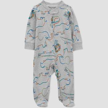 Carter's Just One You®️ Baby Boys' Lion Footed Pajama - Gray