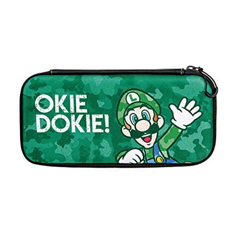 Nintendo Switch Camo Super Mario Bros Luigi Slim Travel Case For Console And Games By Pdp 500 105 Target