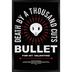 Trends International Bullet For My Valentine - Death By A Thousand Cuts Framed Wall Poster Prints - 1 of 4