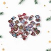 Unique Bargains Christmas Stickers for Ceramic Glass Metal Paper Plastic Waterproof Christmas Items & Animals 50 Sheets Vinyl Colorful 1Set - 2 of 4