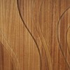 Olivia & May Set of 2 Wooden Abstract Wavy Carved Wall Decors Brown: Modern MDF Art, Vertical Orientation - 4 of 4