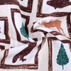 Whizmax Christmas Theme Print Small Window Curtains - 4 of 4