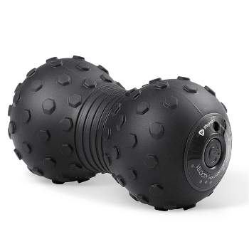 LifePro Massage Ball - Peanut Ball Massager Vibrating Foam Roller | Vibration Roller for Recovery, Mobility & Deep Tissue Trigger Point Therapy Black