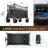 MaseiKar Collapsible Outdoor Utility Wagon, Beach Wagon for Sand with Big Wheels, Camping Portable Cart, Heavy Duty 480lbs Capacity Utility Wagon - 2 of 4