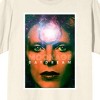 David Bowie Close Up Face Crew Neck Short Sleeve Men's Natural T-shirt - 2 of 3