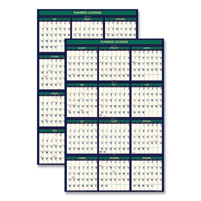 Photo 1 of House of Doolittle Four Seasons Reversible Business/Academic Calendar 24 x 37 2020-2021 391