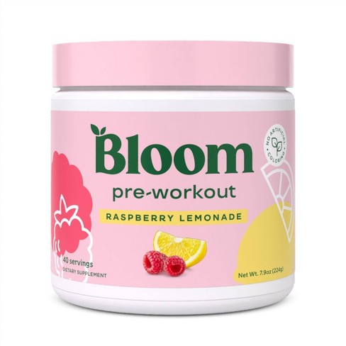 Bloom Nutrition Original Pre-workout Powder - Raspberry/lemonade - 7.9oz  /40ct : Target