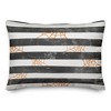 Creative Products Spiderwebs and Stripes Pattern 20 x 14 Indoor / Outdoor Pillow - 2 of 3