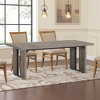 MAYEERTY Rectangular Dining Table, 71" Farmhouse Breakfast Table for 6 to 8 People - 3 of 4