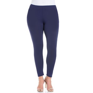 Womens Stretch Ankle Length Leggings - 24seven Comfort Apparel™ - 1 of 4